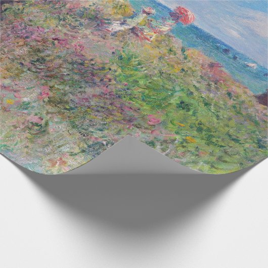 Claude Monet - Cliff Walk in Pourville Geschenkpapier (Ecke)