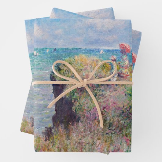 Claude Monet - Cliff Walk in Pourville Geschenkpapier Set (Beispiel)