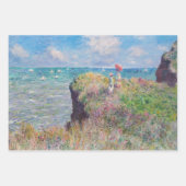 Claude Monet - Cliff Walk in Pourville Geschenkpapier Set (Vorderseite)