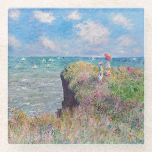 Claude Monet - Cliff Walk in Pourville Glasuntersetzer