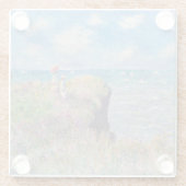 Claude Monet - Cliff Walk in Pourville Glasuntersetzer (Rückseite)