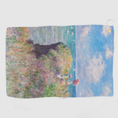 Claude Monet - Cliff Walk in Pourville Golfhandtuch (Horizontal)