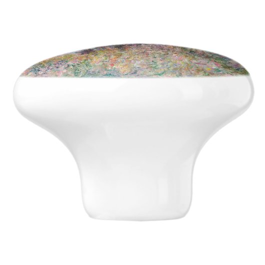 Claude Monet - Cliff Walk in Pourville Keramikknauf (Seitenansicht)