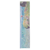 Claude Monet - Cliff Walk in Pourville Kurzer Tischläufer (Vorderseite)