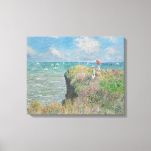 Claude Monet - Cliff Walk in Pourville Leinwanddruck