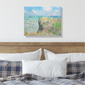 Claude Monet - Cliff Walk in Pourville Leinwanddruck (Insitu (Schlafzimmer))