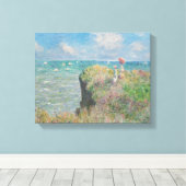 Claude Monet - Cliff Walk in Pourville Leinwanddruck (Insitu (Holzboden))