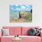 Claude Monet Cliff Walk in Pourville Leinwanddruck (Insitu (Wohnzimmer))