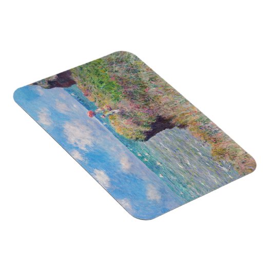 Claude Monet - Cliff Walk in Pourville Magnet (Rechte Seite)