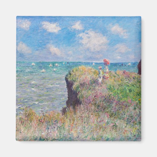 Claude Monet - Cliff Walk in Pourville Magnet (Vorne)