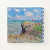 Claude Monet - Cliff Walk in Pourville Notizblock (Rückseite)