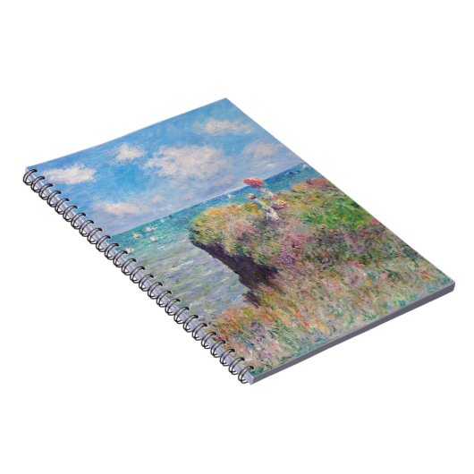Claude Monet - Cliff Walk in Pourville Notizblock (Rechte Seite)