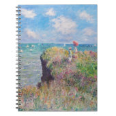 Claude Monet - Cliff Walk in Pourville Notizblock (Vorderseite)