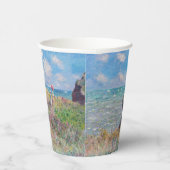 Claude Monet - Cliff Walk in Pourville Pappbecher (Rechts)
