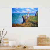 Claude Monet: Cliff Walk in Pourville Poster (Küche)