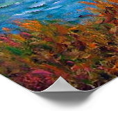 Claude Monet: Cliff Walk in Pourville Poster (Ecke)