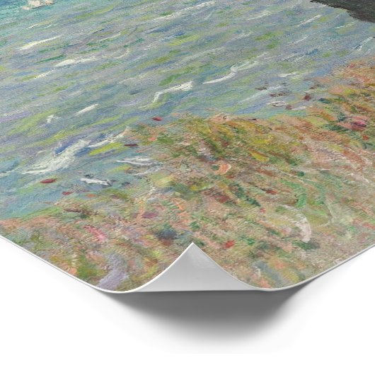 Claude Monet - Cliff Walk in Pourville Poster (Ecke)