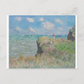 Claude Monet - Cliff Walk in Pourville Postkarte (Vorderseite)