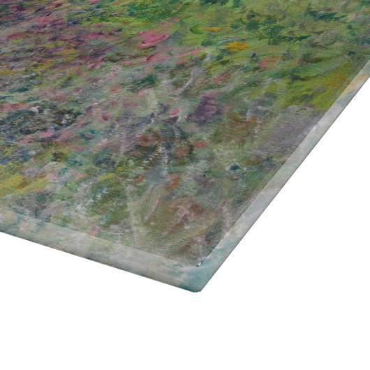 Claude Monet - Cliff Walk in Pourville Schneidebrett (Ecke)