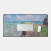 Claude Monet - Cliff Walk in Pourville Schreibtischunterlage (Tastatur & Maus)