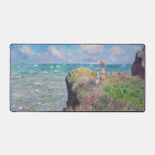 Claude Monet - Cliff Walk in Pourville Schreibtischunterlage (Vorderseite)
