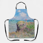 Claude Monet - Cliff Walk in Pourville Schürze (Vorderseite)
