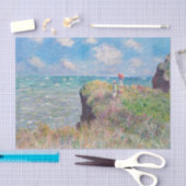 Claude Monet - Cliff Walk in Pourville Seidenpapier (Handwerk)