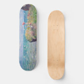 Claude Monet - Cliff Walk in Pourville Skateboard (Vorderseite)