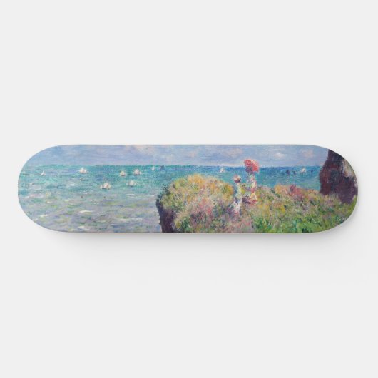 Claude Monet - Cliff Walk in Pourville Skateboard (Horizontal)