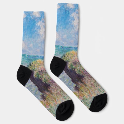 Claude Monet - Cliff Walk in Pourville Socken (Rechts)