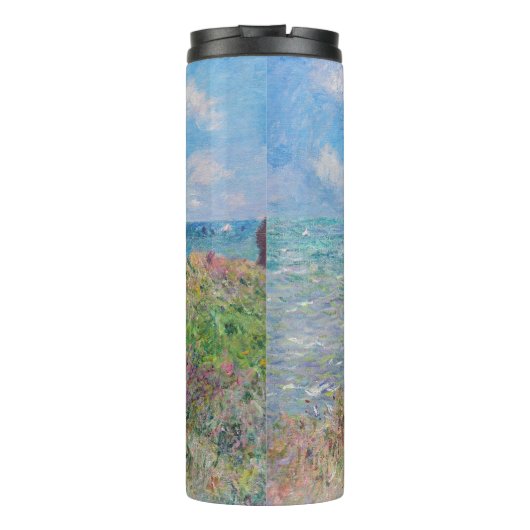 Claude Monet - Cliff Walk in Pourville Thermosbecher (Rückseite)