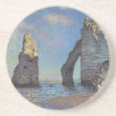Claude Monet Cliffs von Etretat Impressionist Pain Getränkeuntersetzer (Vorne)