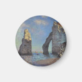 Claude Monet Cliffs von Etretat Impressionist Pain Magnet (Vorne)