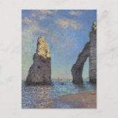 Claude Monet Cliffs von Etretat Impressionist Pain Postkarte (Vorderseite)