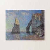Claude Monet Cliffs von Etretat Impressionist Pain Puzzle (Horizontal)