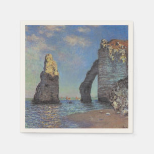 Claude Monet Cliffs von Etretat Impressionist Pain Serviette