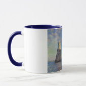 Claude Monet Cliffs von Etretat Impressionist Pain Tasse (Links)