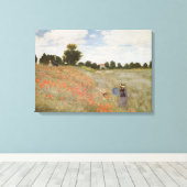 Claude Monet – Coquelicots – La promenade – 1873 Leinwanddruck (Insitu (Holzboden))