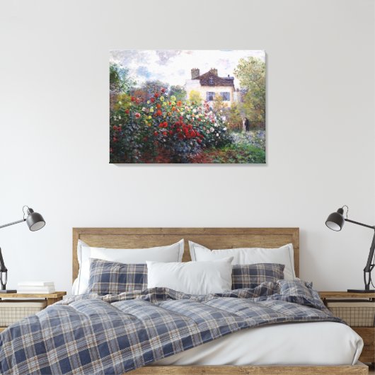 Claude Monet Corner Leinwanddruck (Insitu (Schlafzimmer))