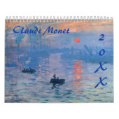 Claude Monet Custom Year Calendar Kalender (Titelbild)