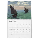 Claude Monet Custom Year Calendar Kalender (Feb 2027)