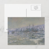 Claude Monet - Das Aufbrechen des Eises Postkarte (Vorne/Hinten)