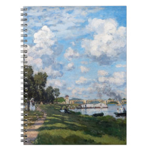 Claude Monet - Das Becken in Argenteuil Notizblock