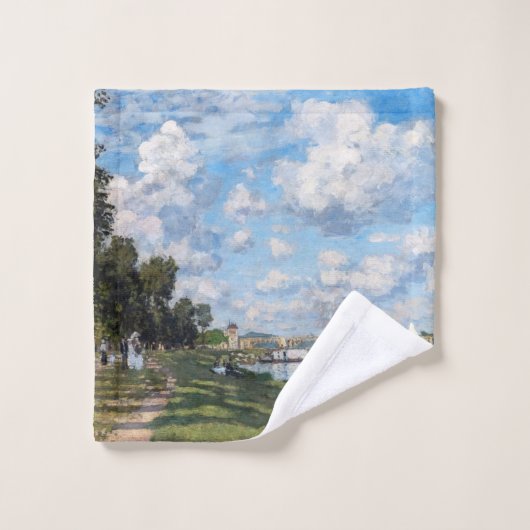 Claude Monet - Das Becken in Argentinien Badhandtuch Set (Waschlappen)