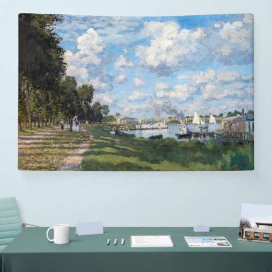 Claude Monet - Das Becken in Argentinien Banner (Messe)