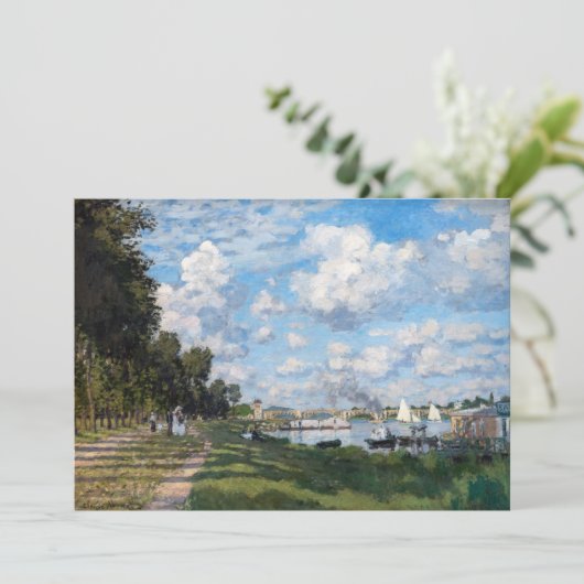 Claude Monet - Das Becken in Argentinien Einladung (Stehend Vorderseite)