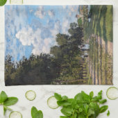 Claude Monet - Das Becken in Argentinien Geschirrtuch (Gefaltet)