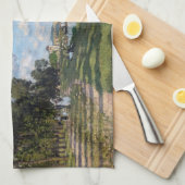 Claude Monet - Das Becken in Argentinien Geschirrtuch (Viertel Falte)