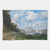 Claude Monet - Das Becken in Argentinien Geschirrtuch (Horizontal)