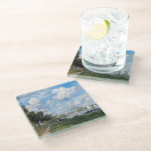 Claude Monet - Das Becken in Argentinien Glasuntersetzer (Schrägansicht)